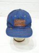 画像2: 70s 80s Levi's 6 PANEL SNAP BACK DENIM CAP (2)