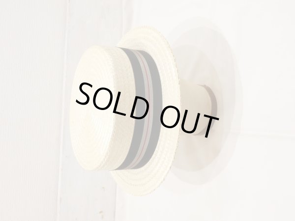 画像5: 40s Fine Straw BOATER HAT (5)