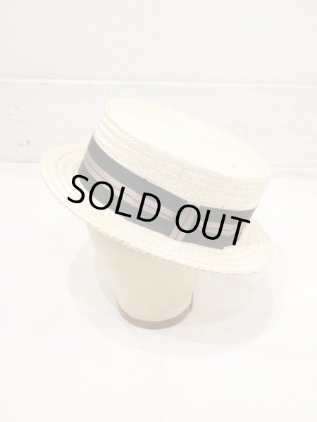 画像3: 40s Fine Straw BOATER HAT (3)