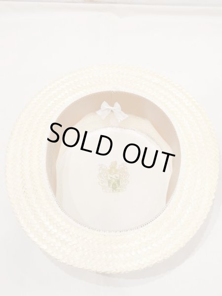 画像6: 40s Fine Straw BOATER HAT (6)