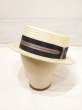 画像1: 40s Fine Straw BOATER HAT (1)