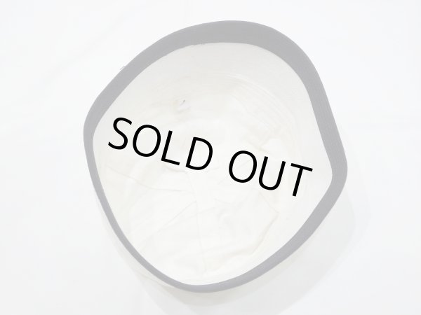 画像6: 40s US NAVAL ACADEMY SAILOR DIXIE HAT with NAVY TRIM AND STENCIL (6)