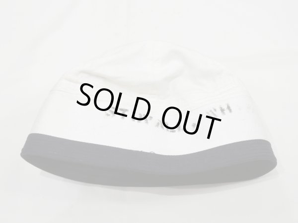 画像9: 40s US NAVAL ACADEMY SAILOR DIXIE HAT with NAVY TRIM AND STENCIL (9)