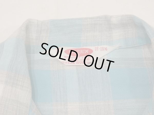 画像3: 50s PILGRIM GRADATION PLAID OPEN COLLAR SHIRT (3)
