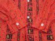 画像9: 50s BUD Berma ROCK'N ROLL HIEROGLYPHIC ALL OVER PATTERN BOX SHIRT (9)