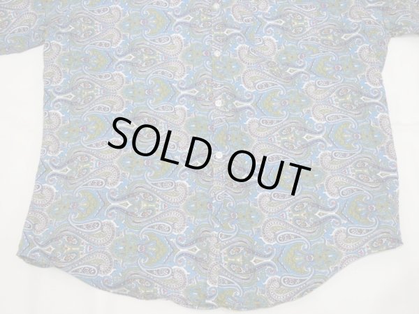 画像6: 50s 60s California PAISLEY PATTERN BUTTON DOWN BD S/S SHIRT (6)