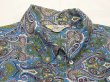 画像4: 50s 60s California PAISLEY PATTERN BUTTON DOWN BD S/S SHIRT (4)