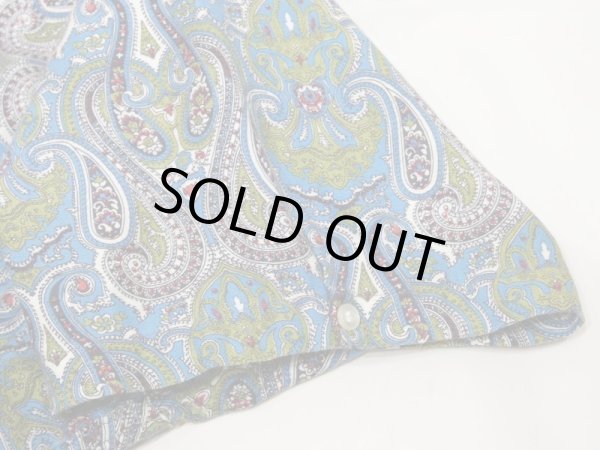 画像5: 50s 60s California PAISLEY PATTERN BUTTON DOWN BD S/S SHIRT (5)
