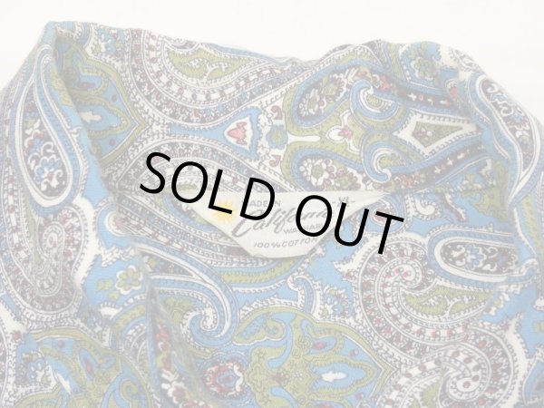 画像3: 50s 60s California PAISLEY PATTERN BUTTON DOWN BD S/S SHIRT (3)