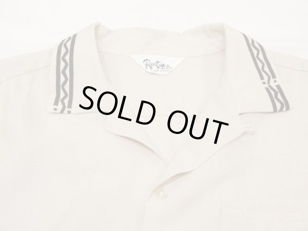 画像4: 60s Reet POLYNESIAN PATTERN RAYON HAWAIIAN SHIRT (4)