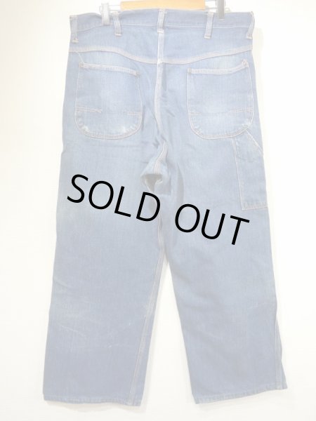 画像2: 50s JC Penney BIG MAC DENIM PAINTER WORK PANTS (2)