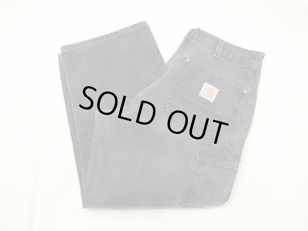 画像3: 90s Carhartt DOUBLE KNEE BLACK DUCK PAINTER WORK PANTS MADE IN USA? (3)