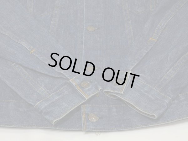 画像9: 70s Levi's 71205-0127 DARK NAVY DENIM JACKET GJ (9)