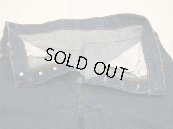 画像6: 80s Levi's 501 DARK NAVY DENIM PANTS MADE IN USA (6)