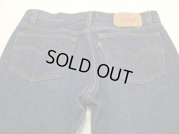 画像12: 80s Levi's 501 DARK NAVY DENIM PANTS MADE IN USA (12)