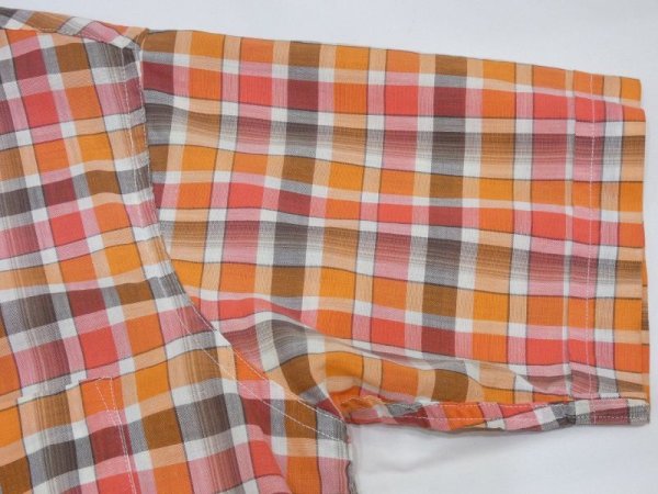 画像6: 60s Penney's TOWNCRAFT GRADATION PLAID LOOP COLLAR S/S SHIRT (6)