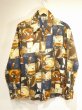 画像1: 70s KENINGTON Walt Disney FANTASIA MOVIE MICKEY MOUSE PHOTO PRINT SHIRT (1)