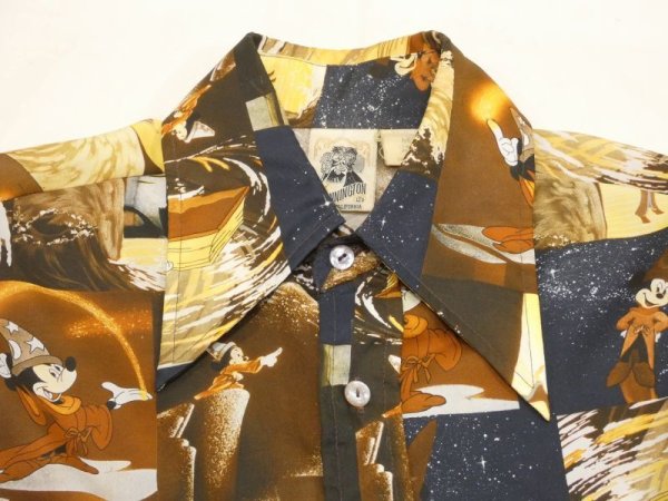 画像4: 70s KENINGTON Walt Disney FANTASIA MOVIE MICKEY MOUSE PHOTO PRINT SHIRT (4)