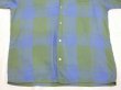 画像6: 60s Penneys TOWNCRAFT ITALIAN COLLAR GADATION PLAID RAYON S/S SHIRT (6)