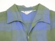 画像3: 60s Penneys TOWNCRAFT ITALIAN COLLAR GADATION PLAID RAYON S/S SHIRT (3)