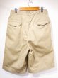画像2: 50s US ARMY UNIFORM TWILL CHINO SHORTS (2)