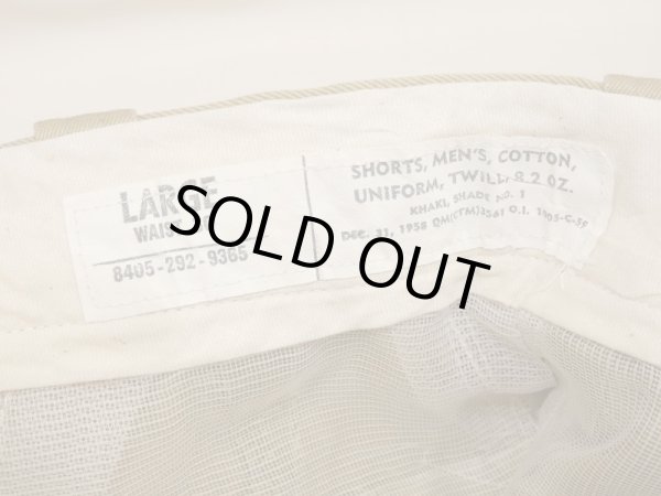 画像7: 50s US ARMY UNIFORM TWILL CHINO SHORTS (7)