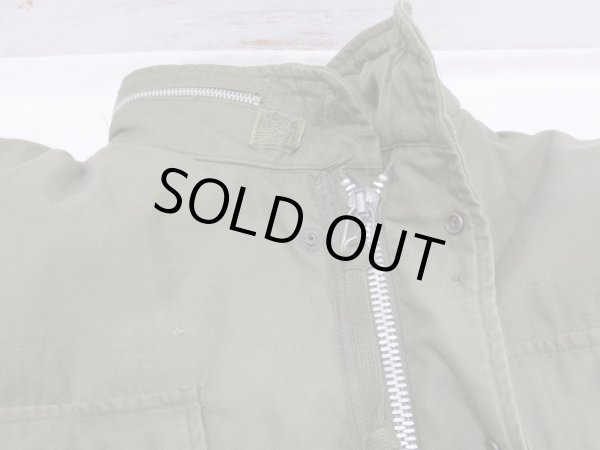 画像5: 60s 1965 US ARMY M-65 COTTON SATEEN OG-107 FIELD JACKET 1ST TYPE ALUMINUM ZIPPER M-R (5)