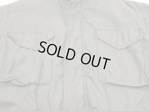 画像6: 60s 1965 US ARMY M-65 COTTON SATEEN OG-107 FIELD JACKET 1ST TYPE ALUMINUM ZIPPER M-R (6)