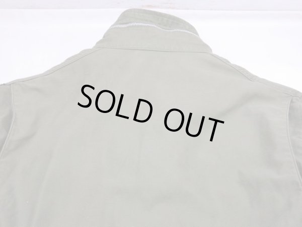 画像16: 60s 1965 US ARMY M-65 COTTON SATEEN OG-107 FIELD JACKET 1ST TYPE ALUMINUM ZIPPER M-R (16)