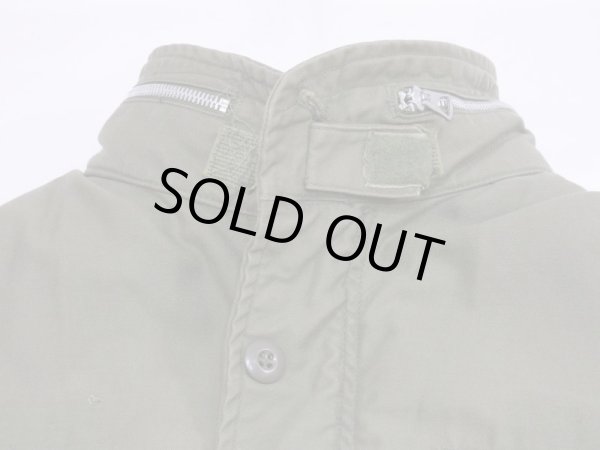 画像4: 60s 1965 US ARMY M-65 COTTON SATEEN OG-107 FIELD JACKET 1ST TYPE ALUMINUM ZIPPER M-R (4)
