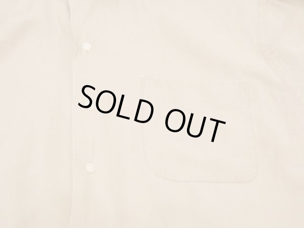 画像8: 90s Polo Ralph Lauren CALDWELL LINEN SILK OPEN COLLAR S/S SHIRT  (8)