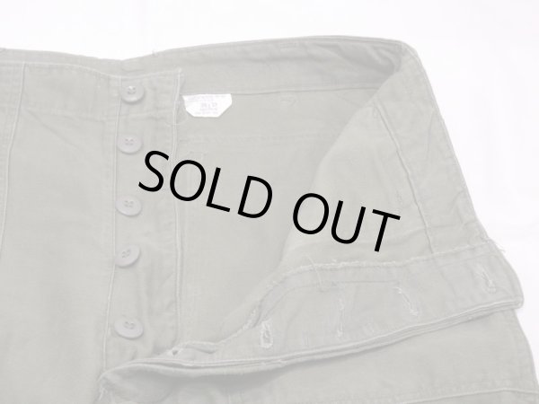 画像6: 70s '73 US ARMY OG-107 UTILITY BAKER PANTS  (6)