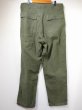画像2: 70s '73 US ARMY OG-107 UTILITY BAKER PANTS  (2)