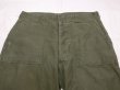 画像4: 70s '73 US ARMY OG-107 UTILITY BAKER PANTS  (4)