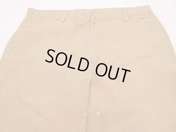 画像4: 80s Carhartt DOUBLE KNEE BROWN DUCK PAINTER WORK PANTS MADE IN USA (4)