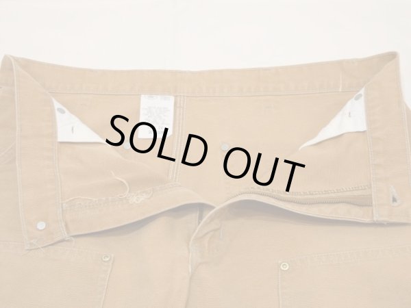 画像7: 80s Carhartt DOUBLE KNEE BROWN DUCK PAINTER WORK PANTS MADE IN USA (7)