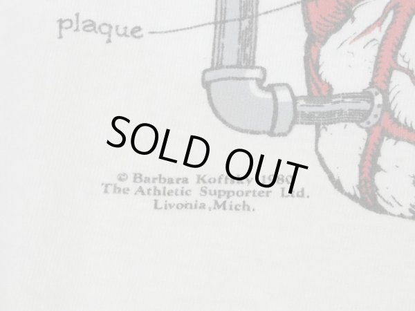 画像6: 80s Hanes HEART CORONARY ARTERY BYPASS PRINT T-SHIRT MADE IN USA (6)