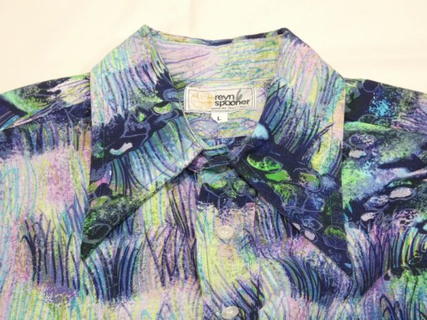 画像4: 70s reyn spooner PSYCHEDELIC PATTERN PULLOVER HAWAIIAN SHIRT (4)