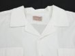 画像4: 50s CREIGHTON US NAVY USN WHITE COTTON UTILITY SHIRT (4)