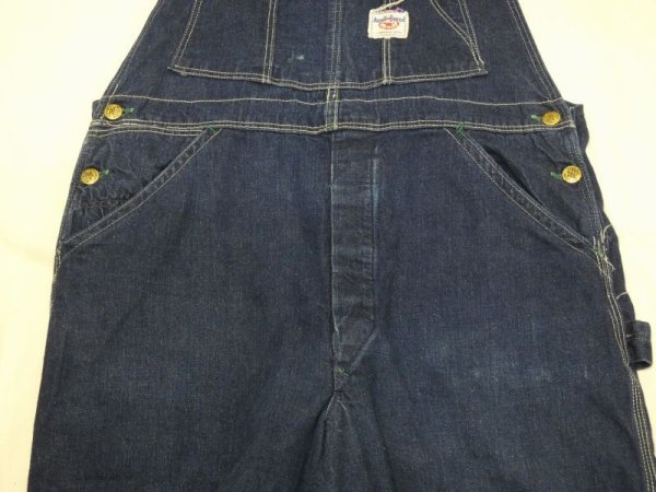 画像6: 〜 50s Anvil Brand DENIM OVERALLS (6)