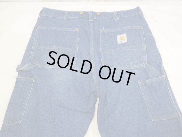 画像11: 80s Carhartt DOUBLE KNEE DENIM PAINTER WORK PANTS MADE INUSA (11)
