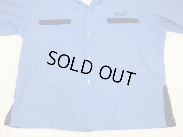 画像4: 60s 70s MILITARY SOUVENIR BOWLING SHIRT (4)
