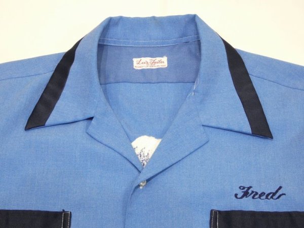画像3: 60s 70s MILITARY SOUVENIR BOWLING SHIRT (3)