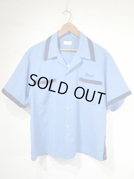 画像2: 60s 70s MILITARY SOUVENIR BOWLING SHIRT (2)