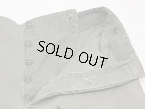 画像6: 40s US ARMY M-43 HBT TWILL UTILITY TROUSERS PANTS (6)