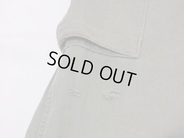 画像9: 40s US ARMY M-43 HBT TWILL UTILITY TROUSERS PANTS (9)