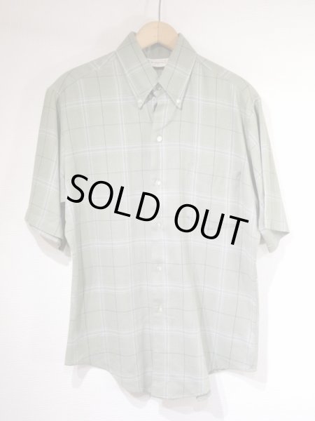 画像1: 60s Penneys TOWNCRAFT The INN Shop RAYON PLAID S/S BD SHIRT (1)