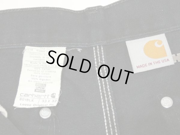 画像6: 00s '03 Carhartt DOUBLE KNEE BLACK DUCK PAINTER WORK PANTS MADE IN USA (6)