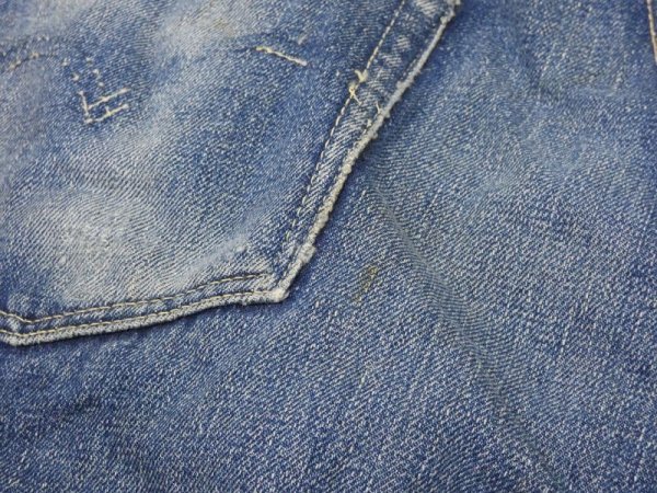 画像11: 50s LEVI'S 501XX DENIM PANTS CUT OFF (11)
