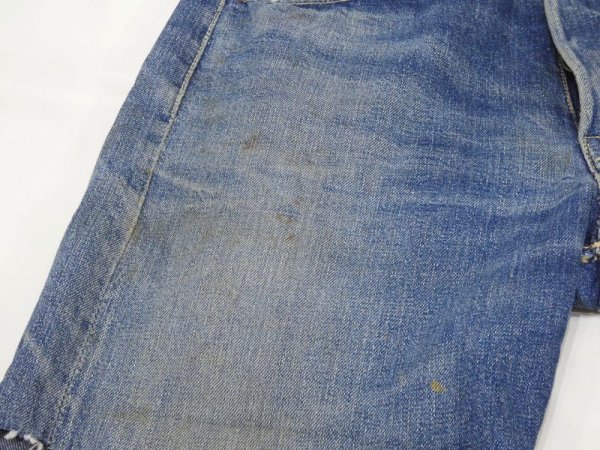 画像8: 50s LEVI'S 501XX DENIM PANTS CUT OFF (8)